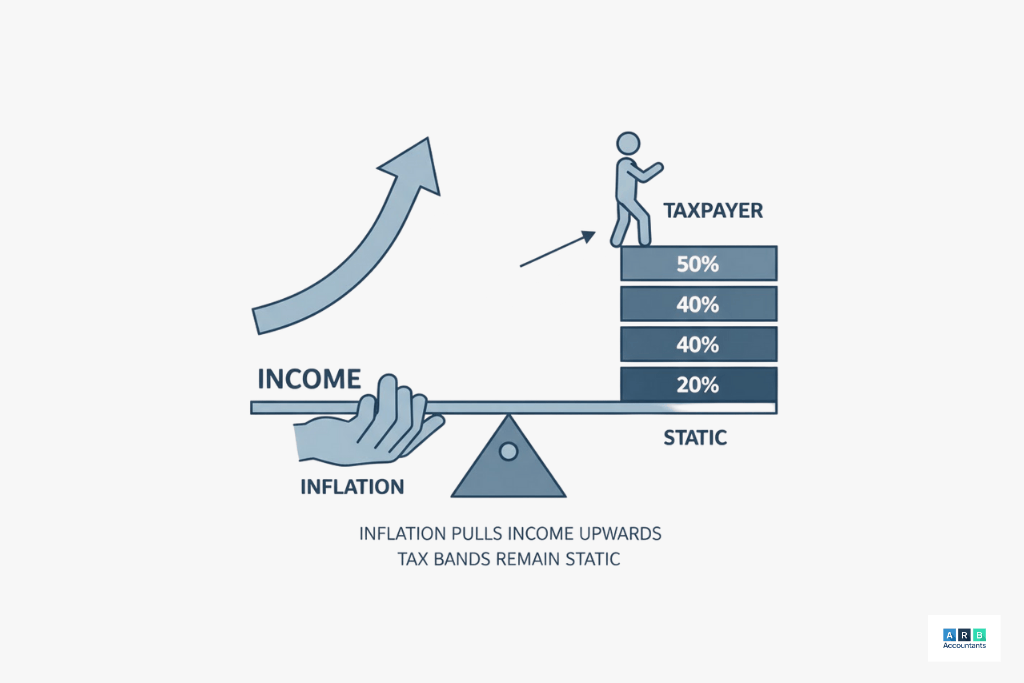 Is the 40 tax threshold changing and what is fiscal drag’s impact?
