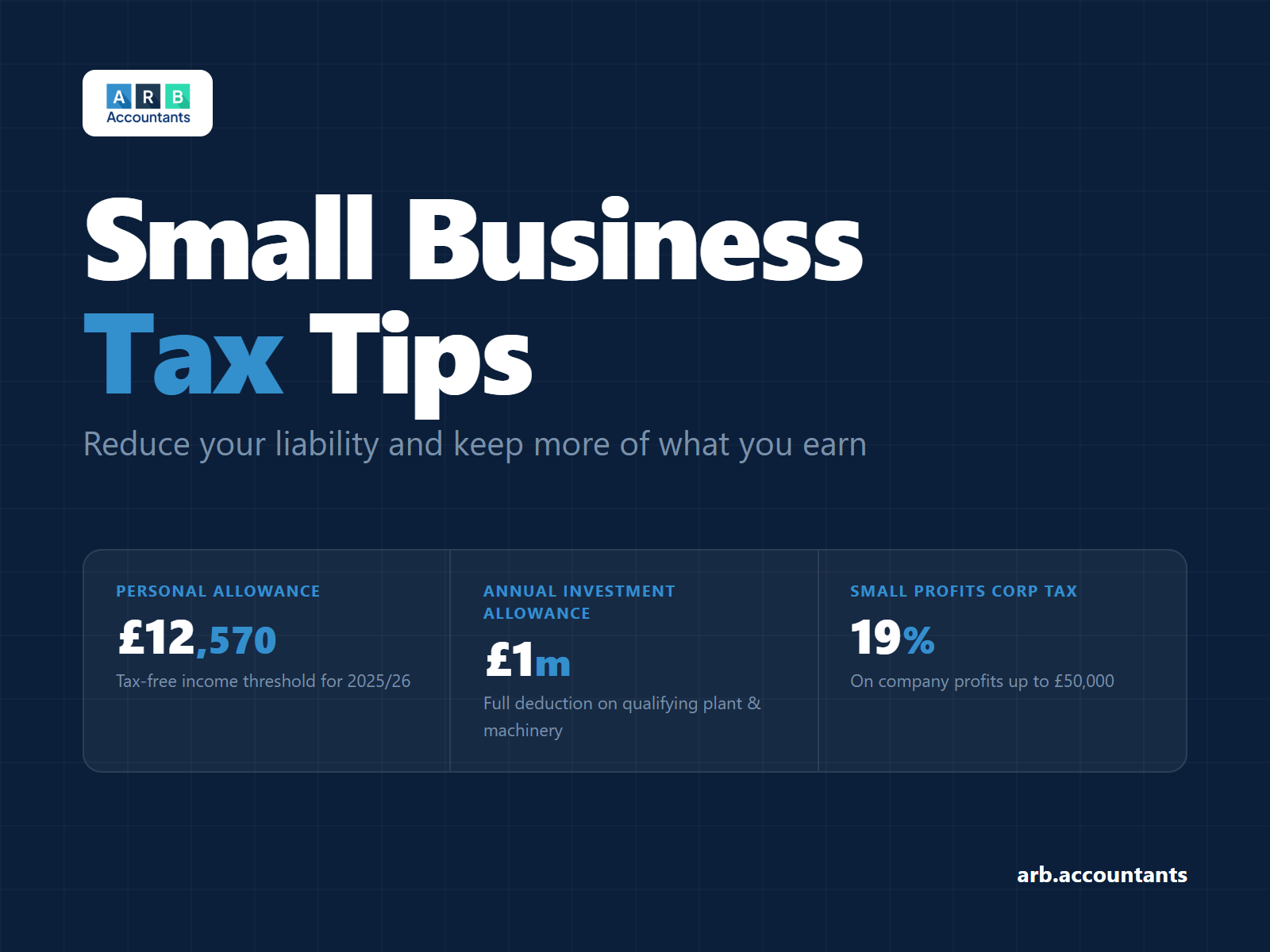 Small Business Tax Tips: How to Legally Reduce Your Tax Bill